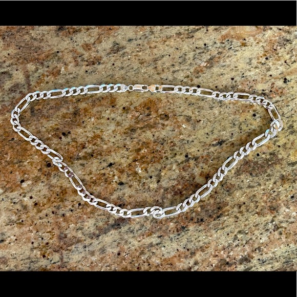 Men’s Italian made 925 Sterling silver chain approx. 23” and 55 grams in weight - Picture 1 of 3